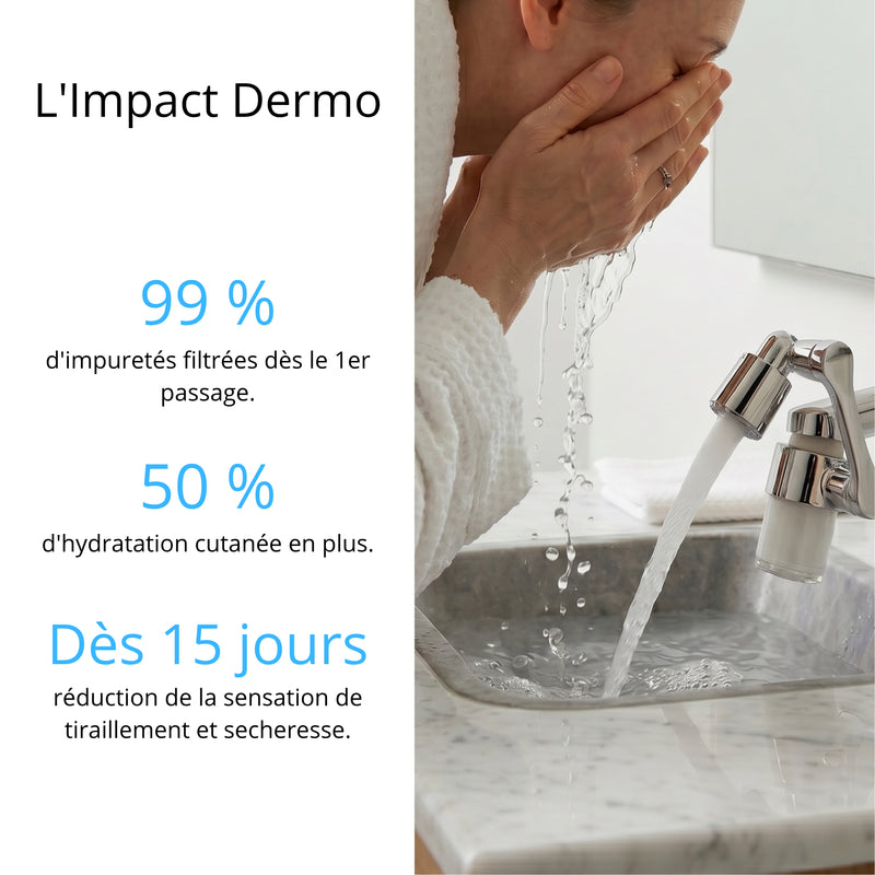 Transformez votre eau du robinet en eau pure en 5 minutes