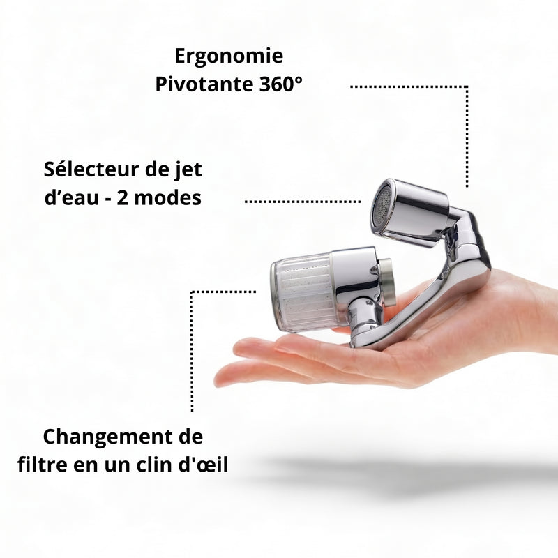 Transformez votre eau du robinet en eau pure en 5 minutes